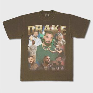 Street Market Supply DRAKE Tee – Vintage Brown – Size Medium – New